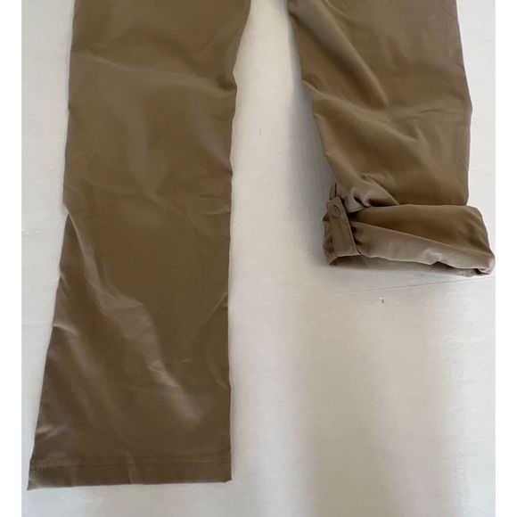 PrAna Women Sz 2 Inseam 30” Halle Pants Khaki Beige Hiking Roll Up Leg $89 - Picture 8 of 16